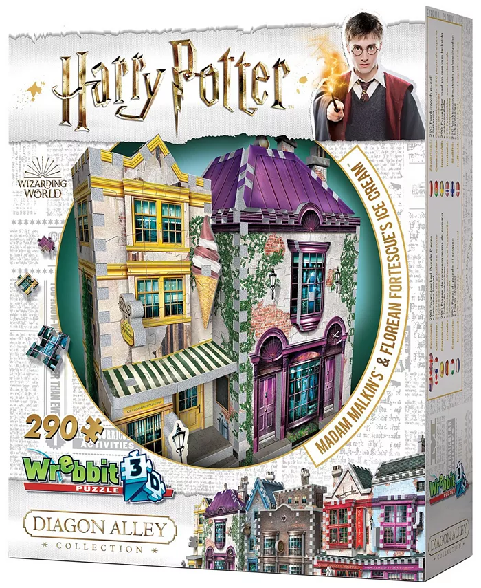 Wrebbit 3D Puzzles Madam Malkin's and Florean Fortescue's Ice Cream - Mycitystee