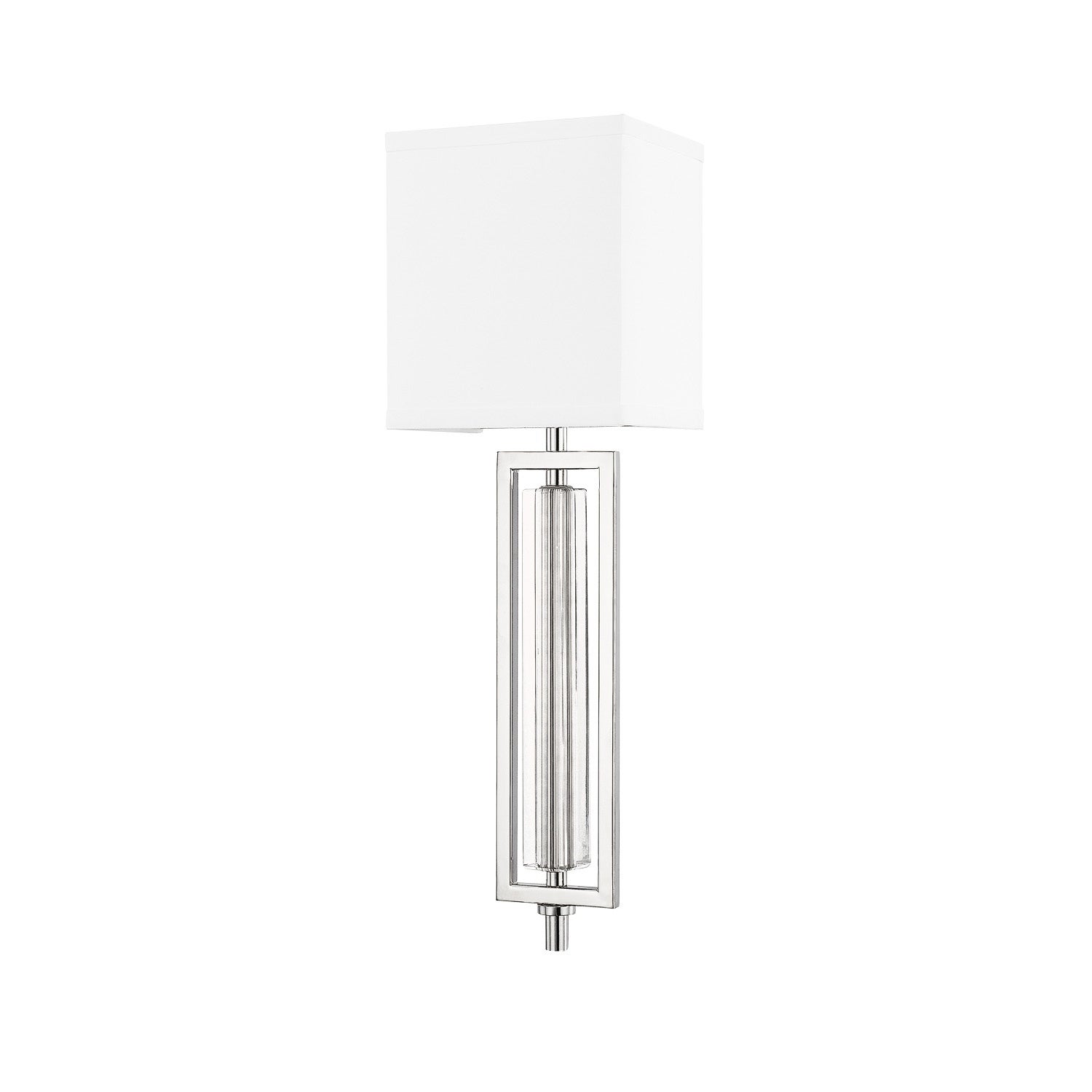 Hudson 1-light Polished Nickel Wall Sconce - Polished Nickel - Polished Nickel - Mycitystee