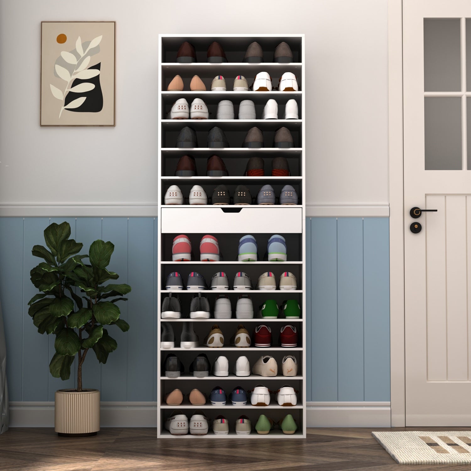 Timechee Shoe Rack Multi Layer Shelf Entrance Storage Shoe Cabinet - - 36265986 - Mycitystee