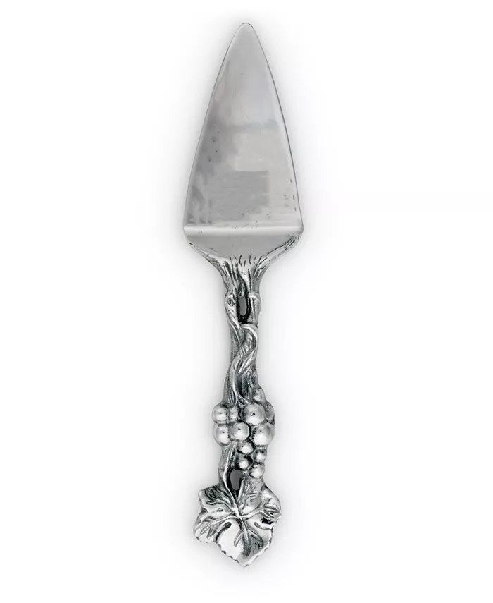 Arthur Court Designs Aluminum Grape Pattern Pie Server - Mycitystee