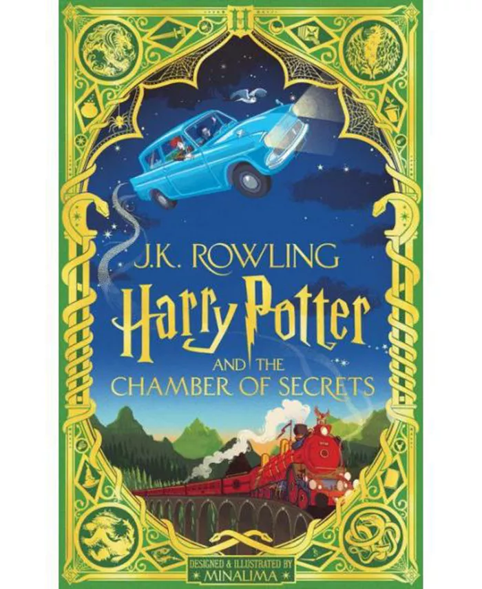 Barnes Noble Harry Potter and the Chamber of Secrets (MinaLima Edition) (Illustrated edition) by J. K. Rowling - Mycitystee