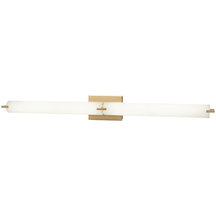 George Kovacs Tube 1-Light Honey Gold Led Wall Sconce - Mycitystee