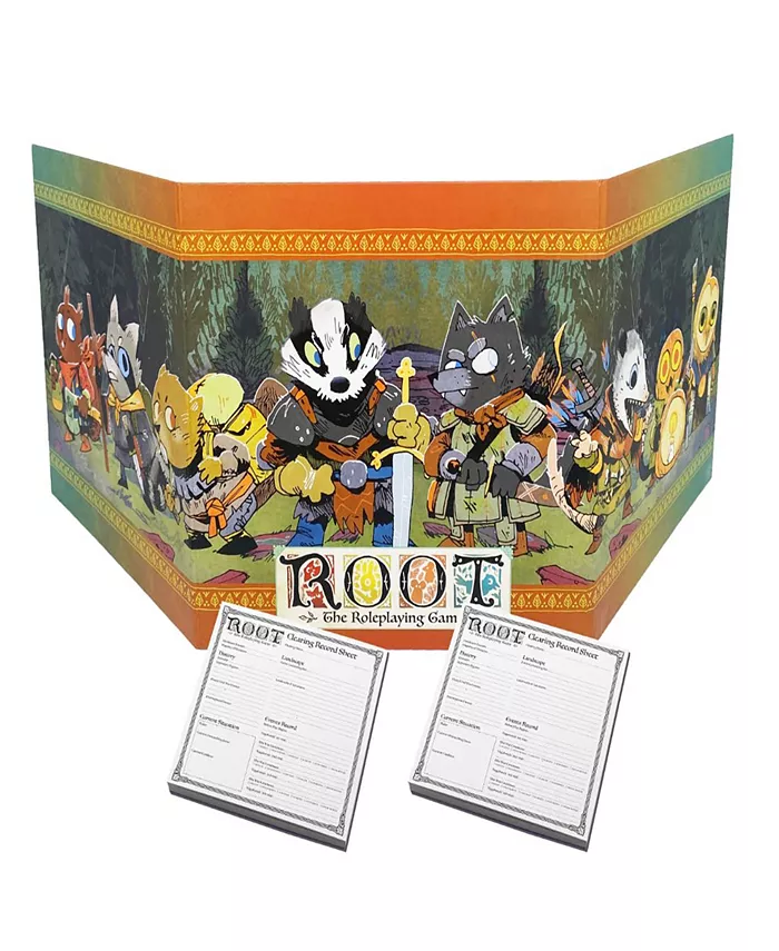 Magpie Games Root The Rpg Gm Accessory Pack a Trifold Gm Screen 2 Notepads， Game Master Supplement For Root The Role Playing Game， Featuring Tools， Ta - Mycitystee