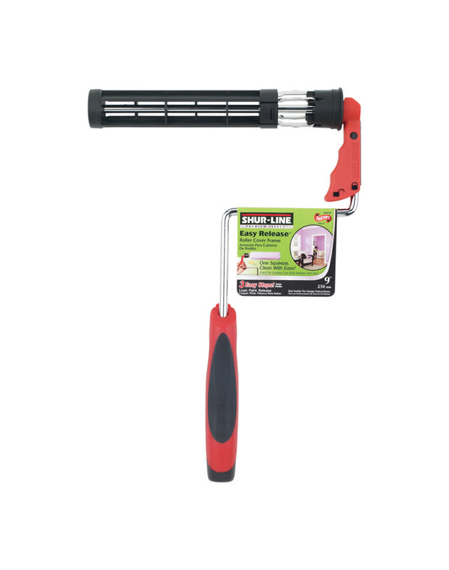 Shur-Line Easy Release 9 in. W Regular Paint Roller Frame Threaded End - Mycitystee