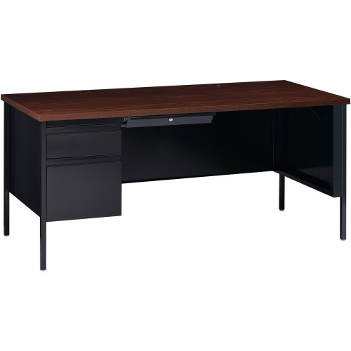 Lorell Fortress Series Left-Pedestal Desk (60918) - Mycitystee