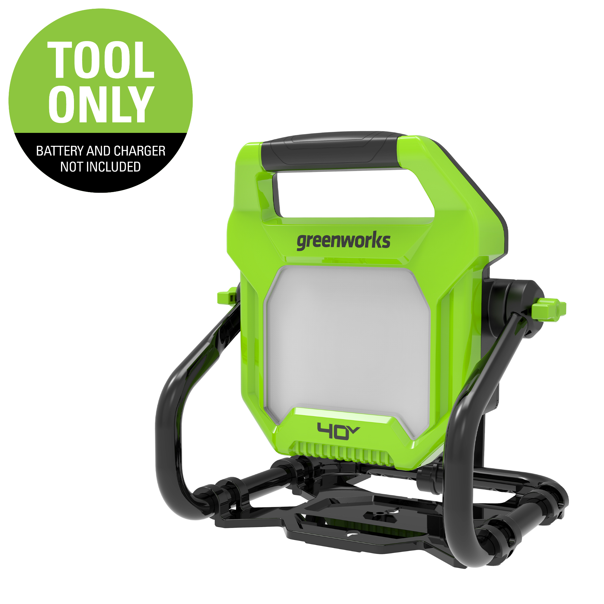 40V AC/ DC 2000 Lumen LED Work Light | Greenworks Tools - Mycitystee