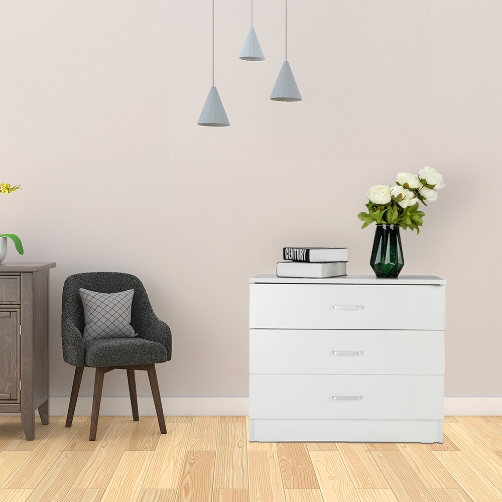 Wood Simple Dresser 3-Drawer Chest - - 33600398 - Mycitystee