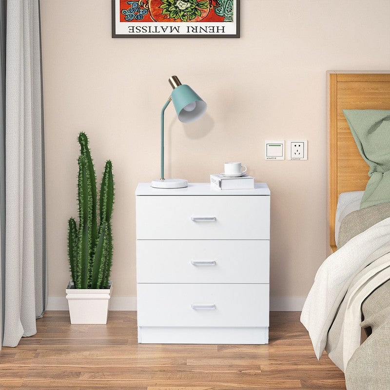 Fastbuy P2 White 3-drawer Dresser - - 35712131 - Mycitystee