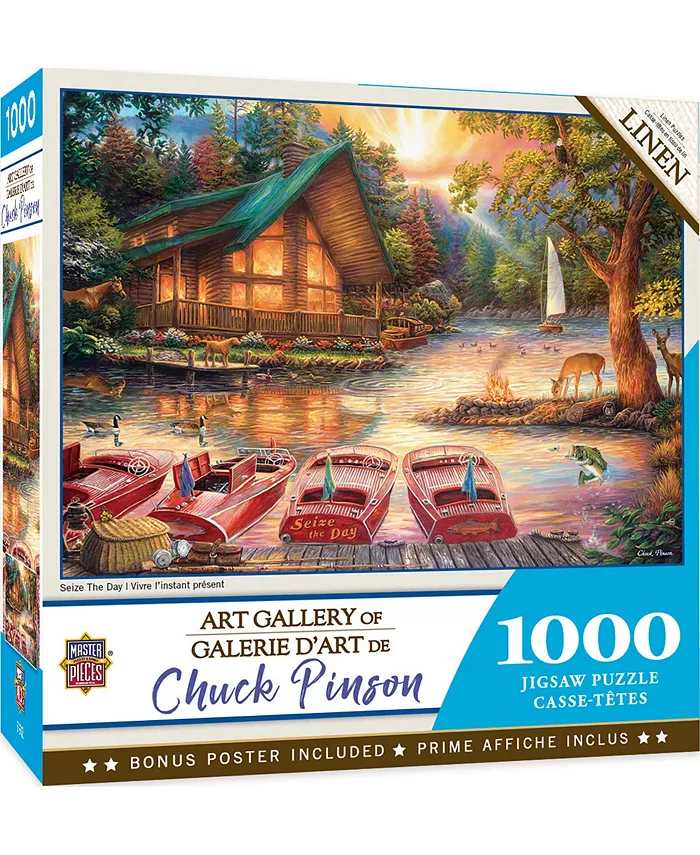 MasterPieces Puzzles MasterPieces 1000 Piece Jigsaw Puzzle - Seize the Day - Mycitystee