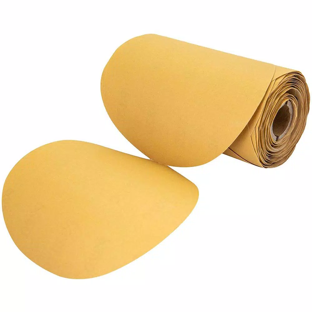 POWERTEC 6 in. 220-Grit Aluminum Oxide PSA Sanding Disc Roll (100-Pack) and#8211; XDC Depot - Mycitystee