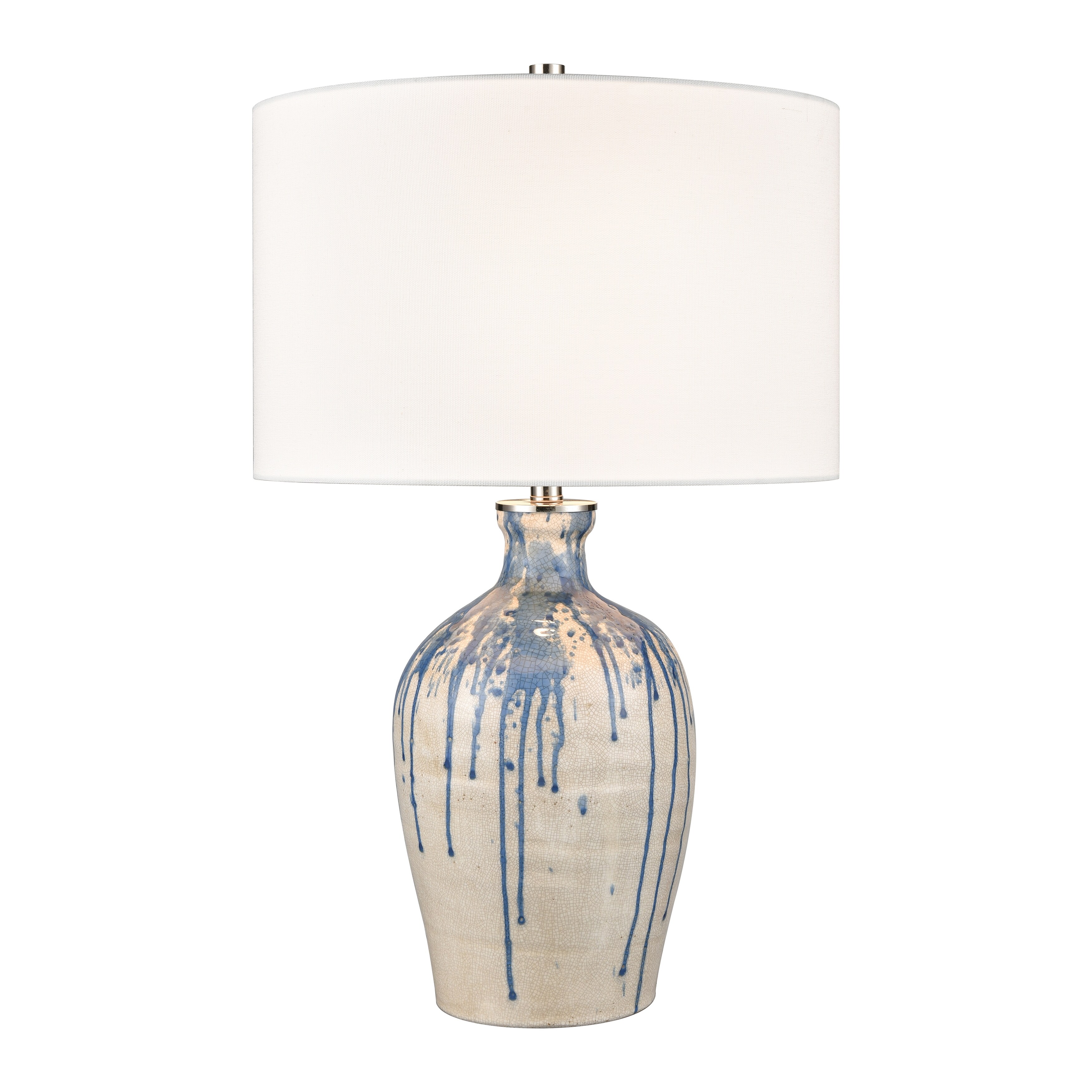 Winship 26'' High 1-Light Table Lamp - White - Mycitystee