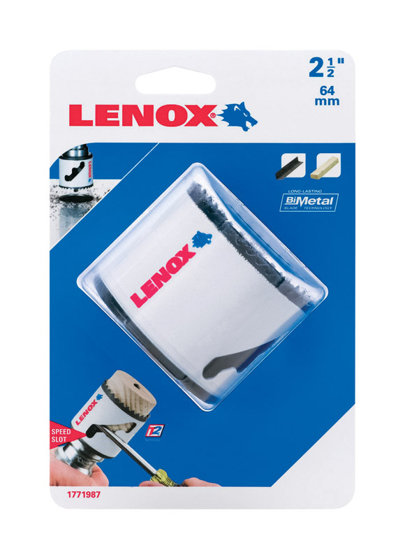 Lenox 2 1/2 in. Bi-Metal Hole Saw 1 ipm - Mycitystee