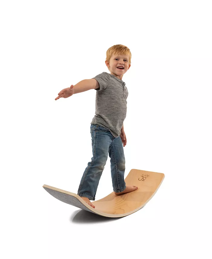 JumpOff Jo - Wooden Wobble Balance Board - Mycitystee