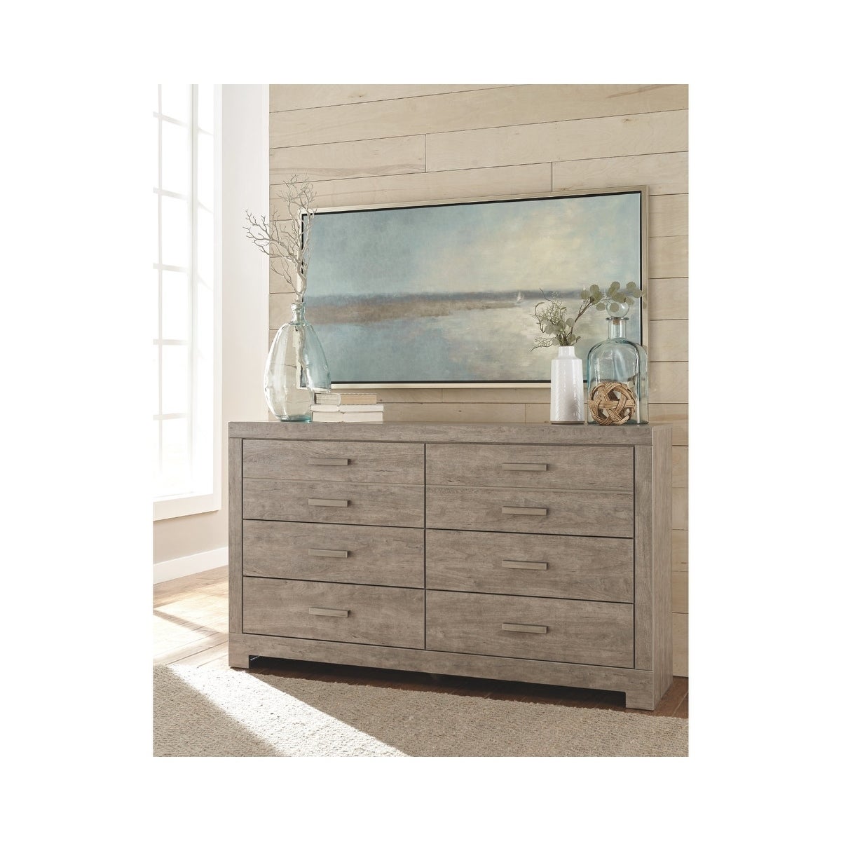 Signature Design by Ashley Balnain Grey Dresser - - 14281133 - Mycitystee