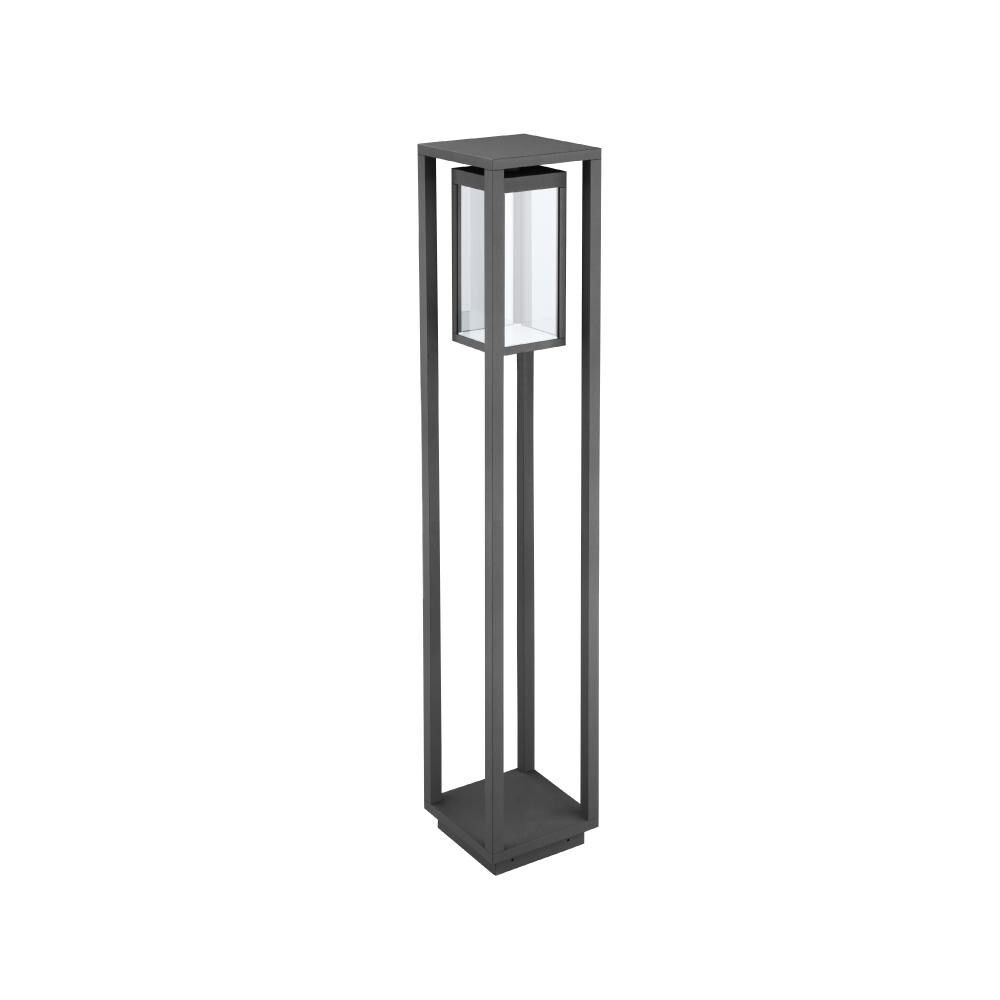 Lummios Modern Outdoor 48 LED Grey Bollard Lamp Outdoor LED Path Light - Mycitystee