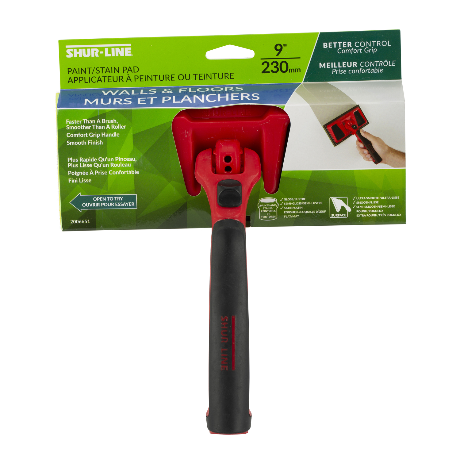 Shur-Line 9 in. W Applicator For Flat Surfaces - Mycitystee