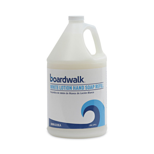 Boardwalk Mild Cleansing Lotion Soap， Cherry Scent， Liquid， 1 gal Bottle， 4/Carton (420CT) - Mycitystee