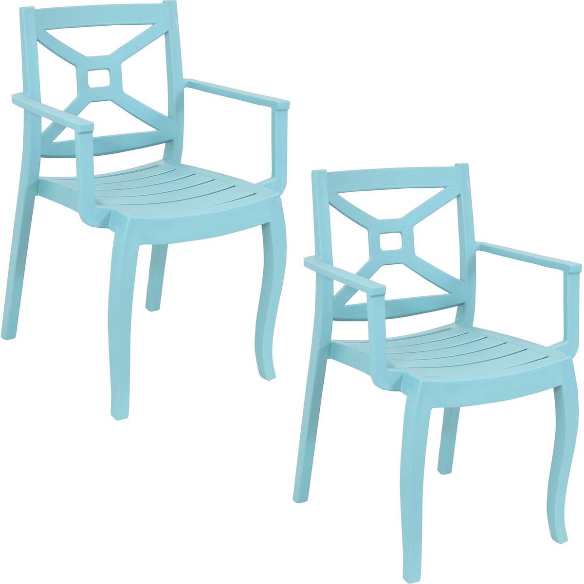 Ultimate Patio Plastic Outdoor Arm Chair - Mycitystee