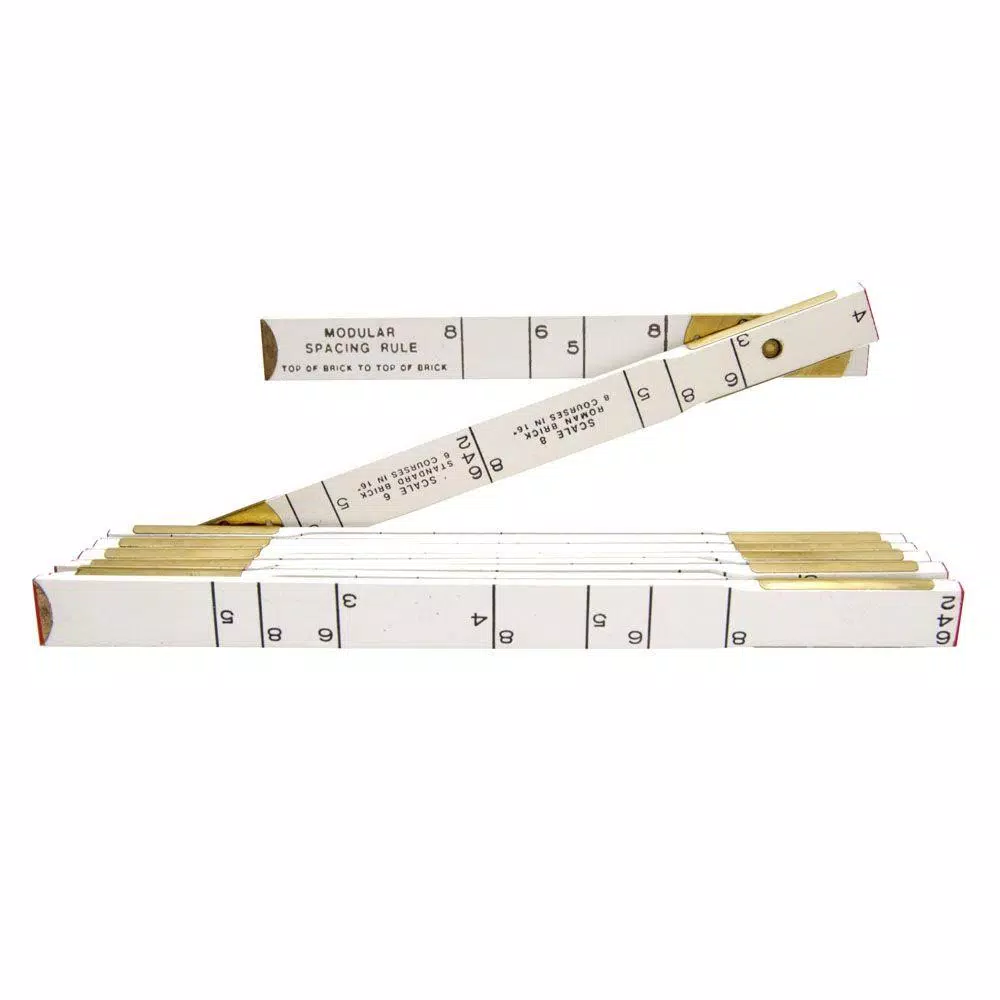 Lufkin 6 ft. x 5/8 in. Masonry Wood Ruler and#8211; XDC Depot - Mycitystee