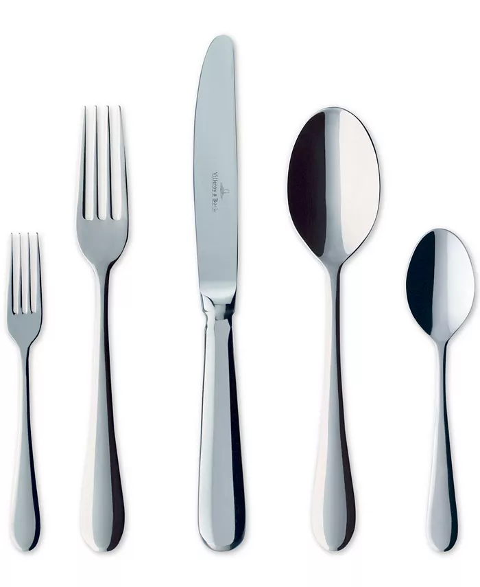 Villeroy Boch Oscar 20-Pc. Flatware Set， Service for 4 - Mycitystee