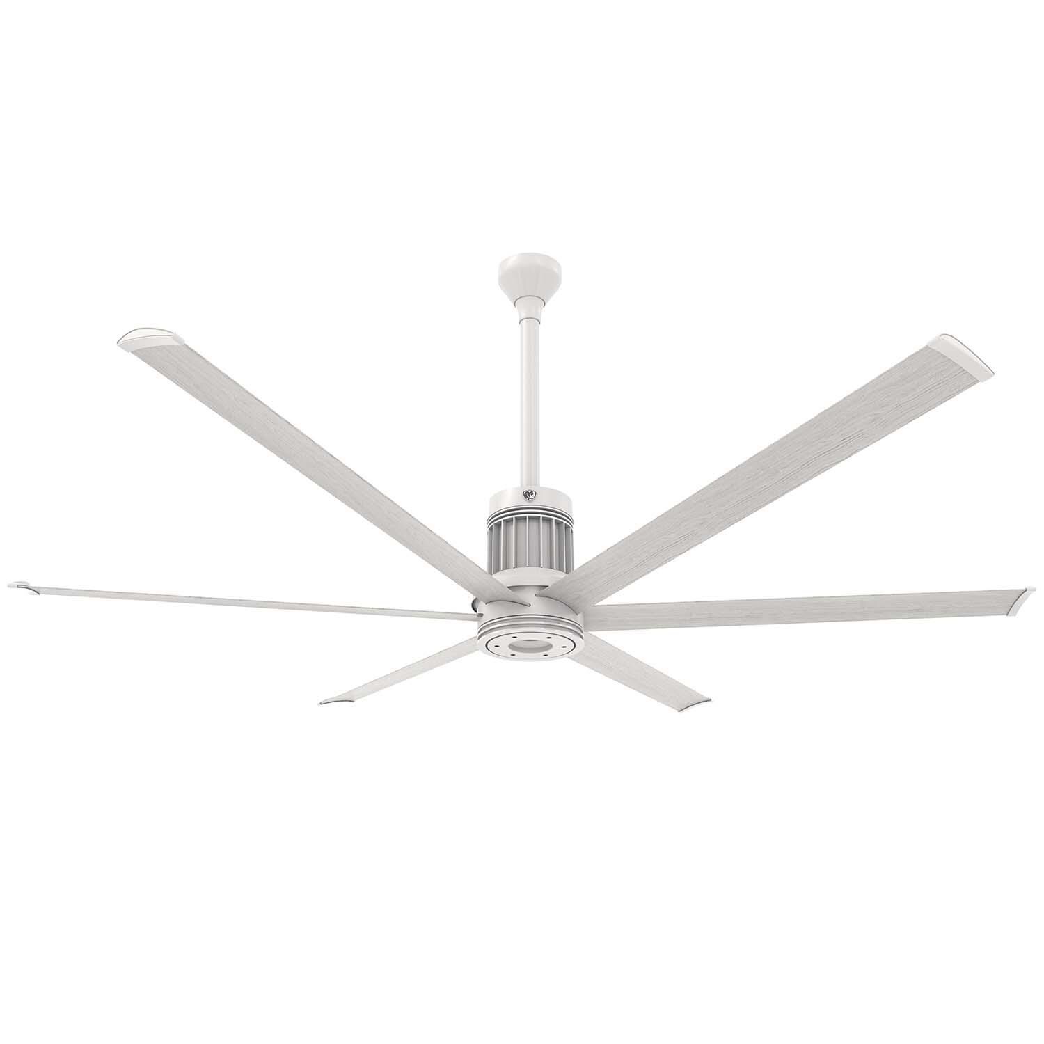 84-Inch i6 Ceiling Fan Universal Mount W/24-Inch Ext Tube and LED Driftwood by Big Ass Fans - Mycitystee