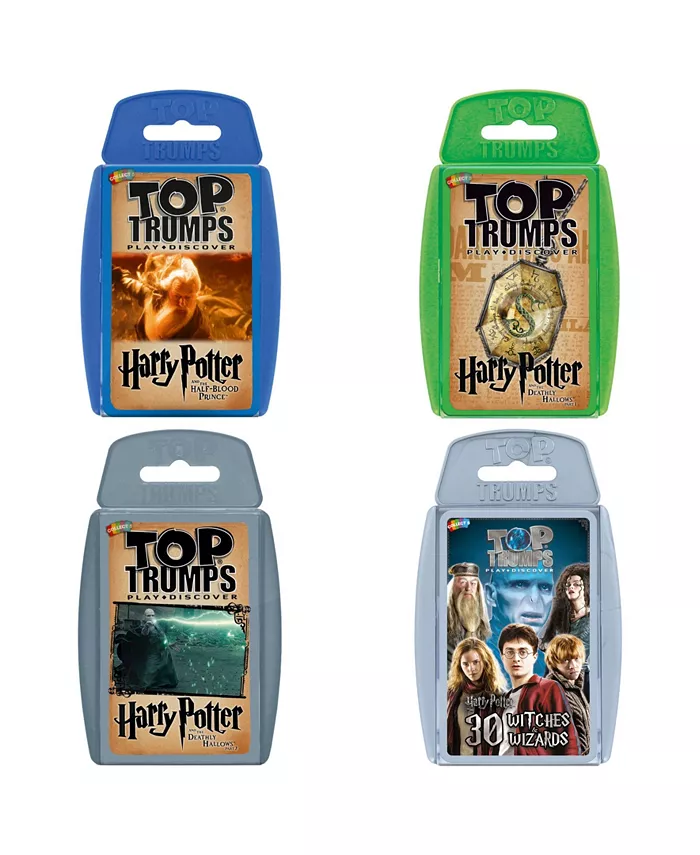 MasterPieces Puzzles Top Trumps Harry Potter 4 Pack Card Game Bundle - Mycitystee
