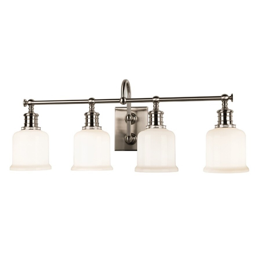 Hudson Valley Keswick 4-light Vanity， Satin Nickel - Mycitystee