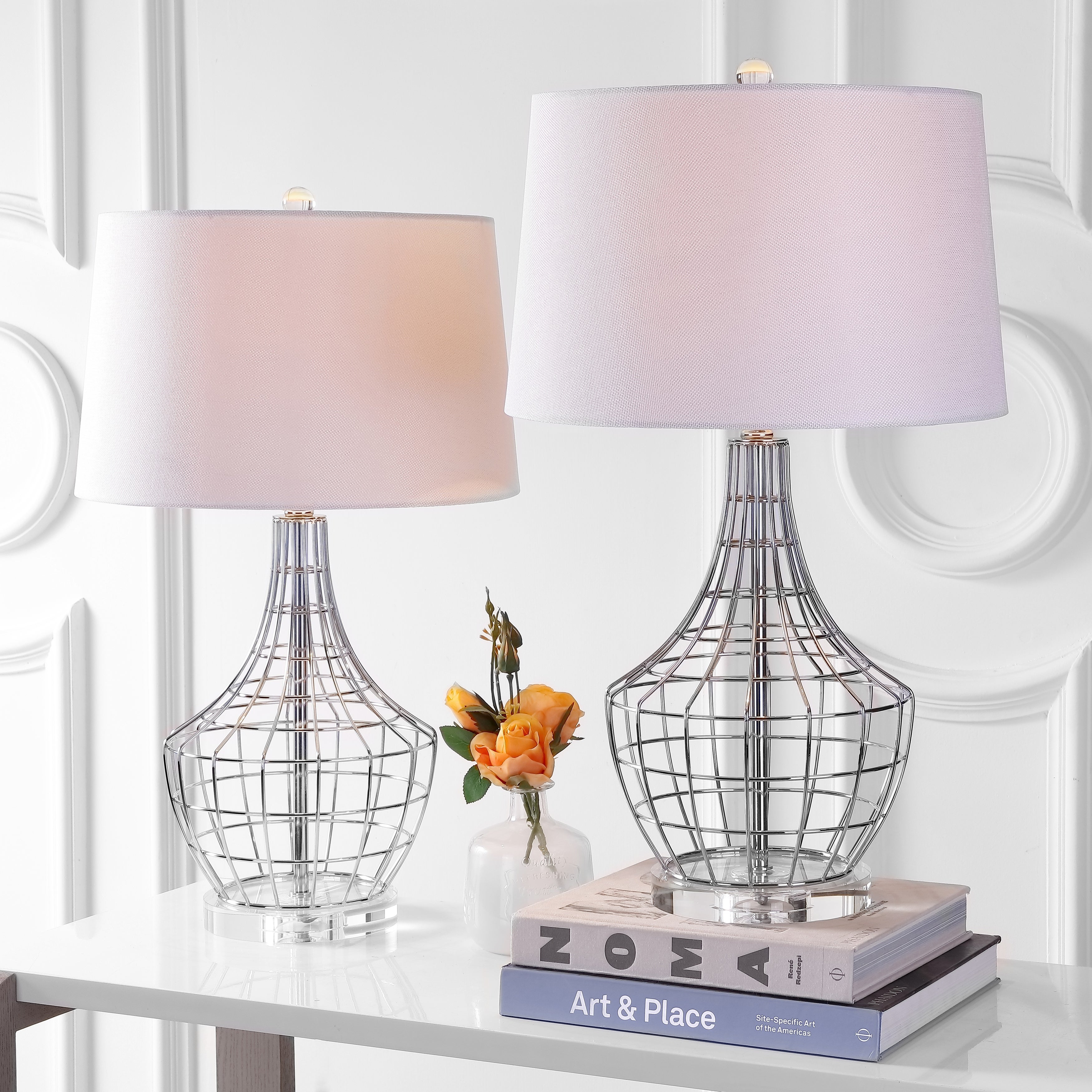 SAFAVIEH Lighting 28-inch Olga LED Table Lamp (Set of 2) - 16