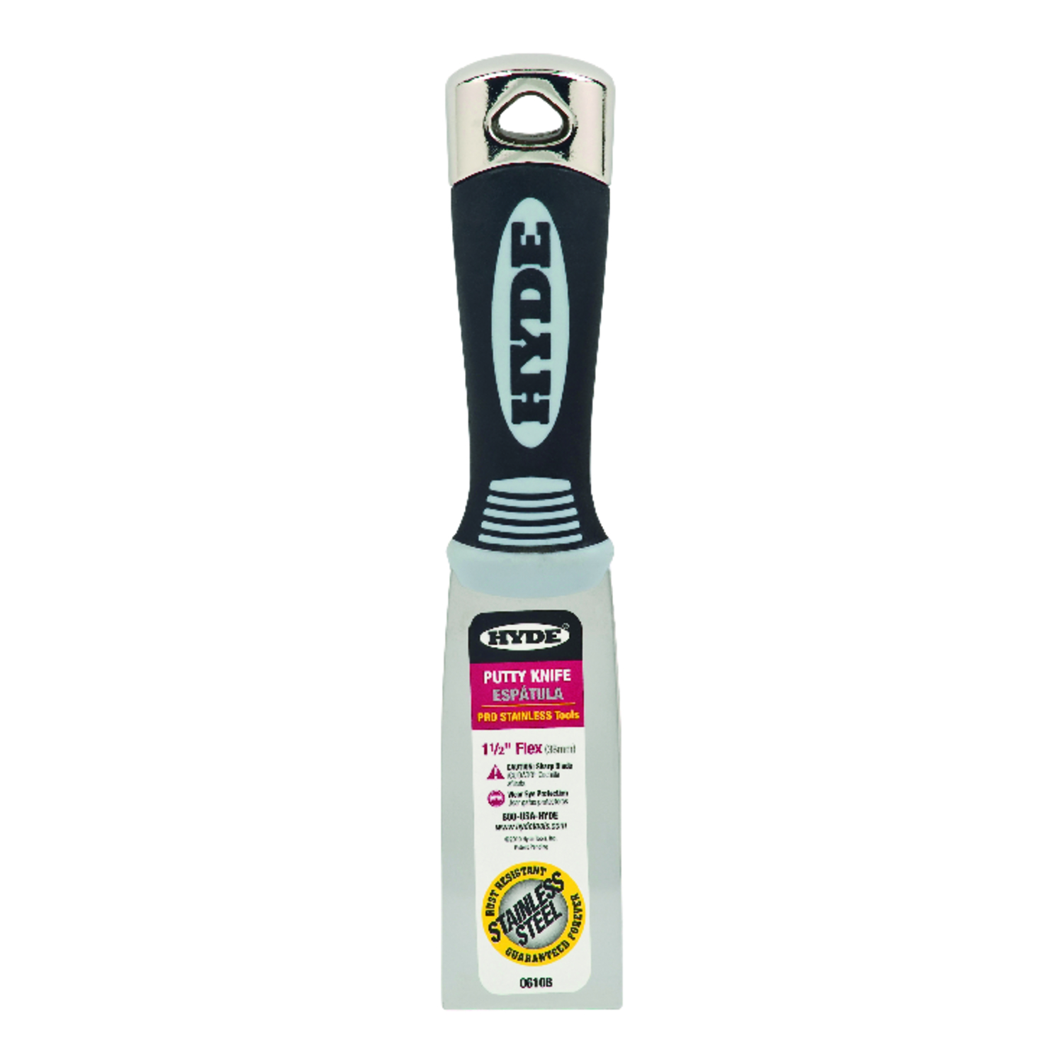 Hyde 1.5 in. W X 7-3/4 in. L Stainless Steel Flexible Putty Knife - Mycitystee