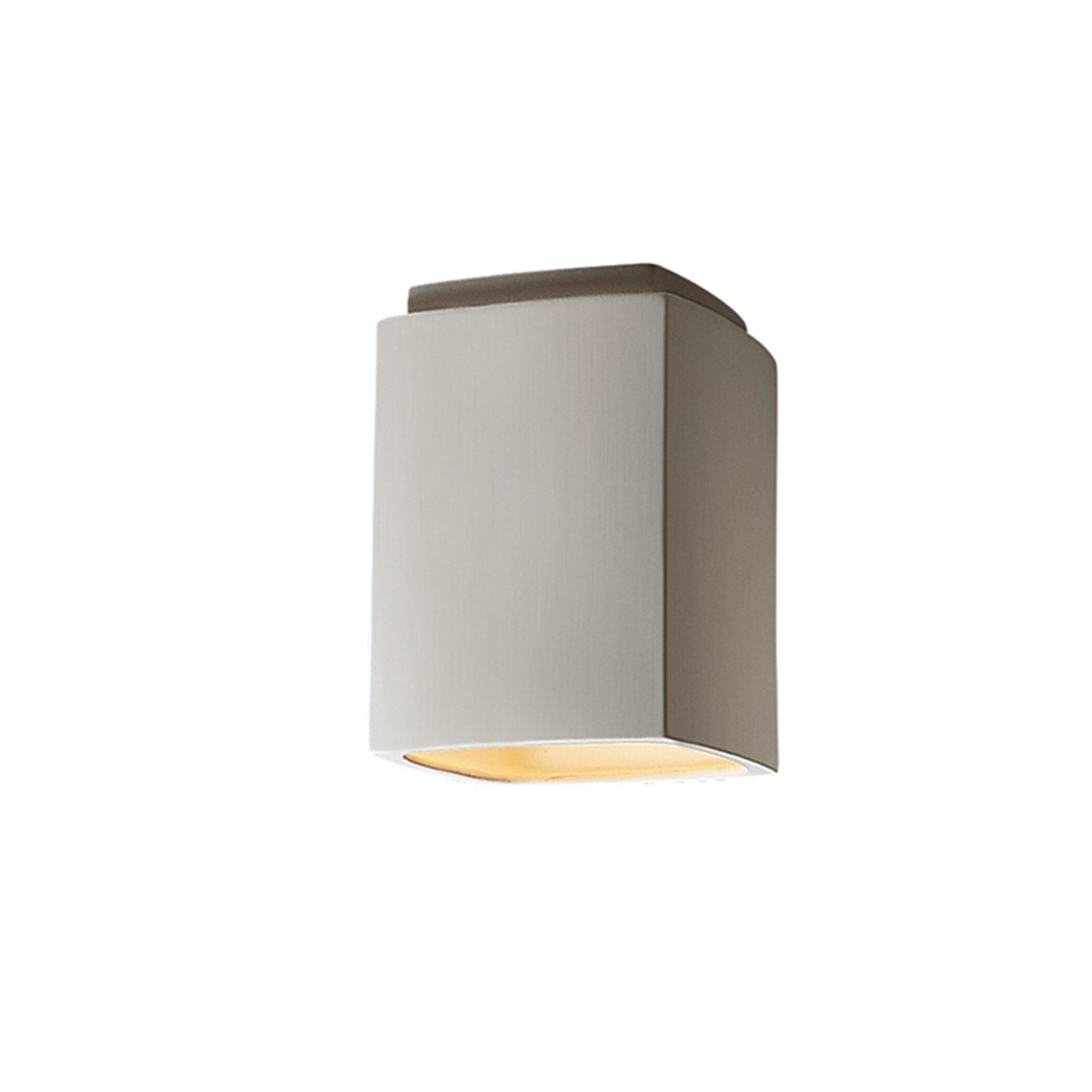 Justice Design Group Radiance 1-Light Bisque Rectangle Flush-Mount - Mycitystee