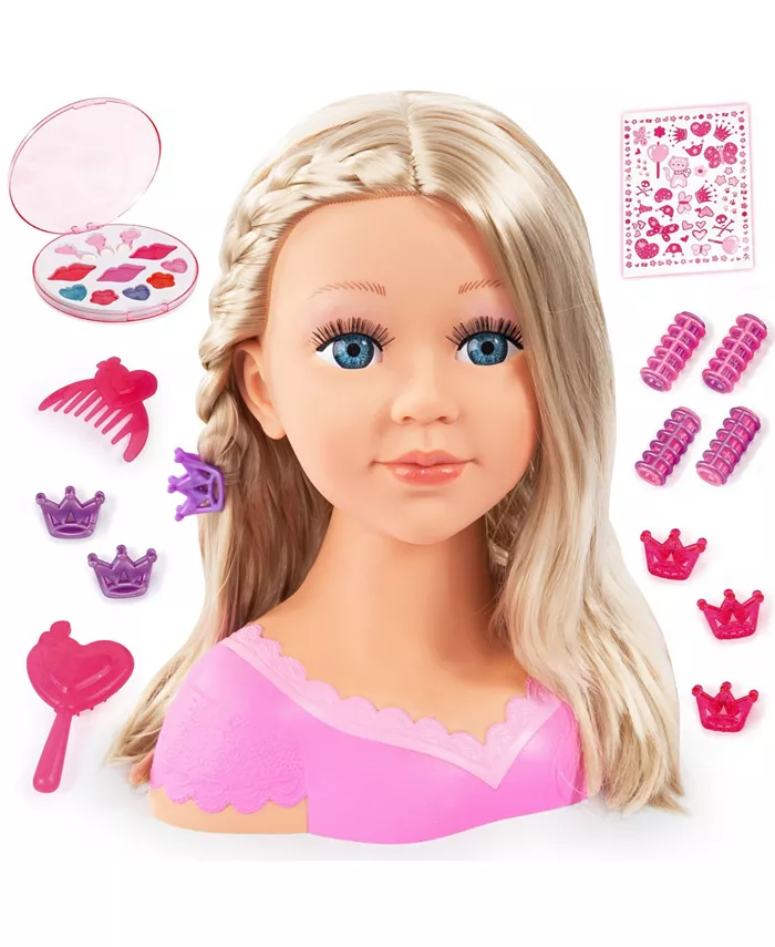 Redbox Charlene Super Model Blonde Styling Head with Makeup - Mycitystee