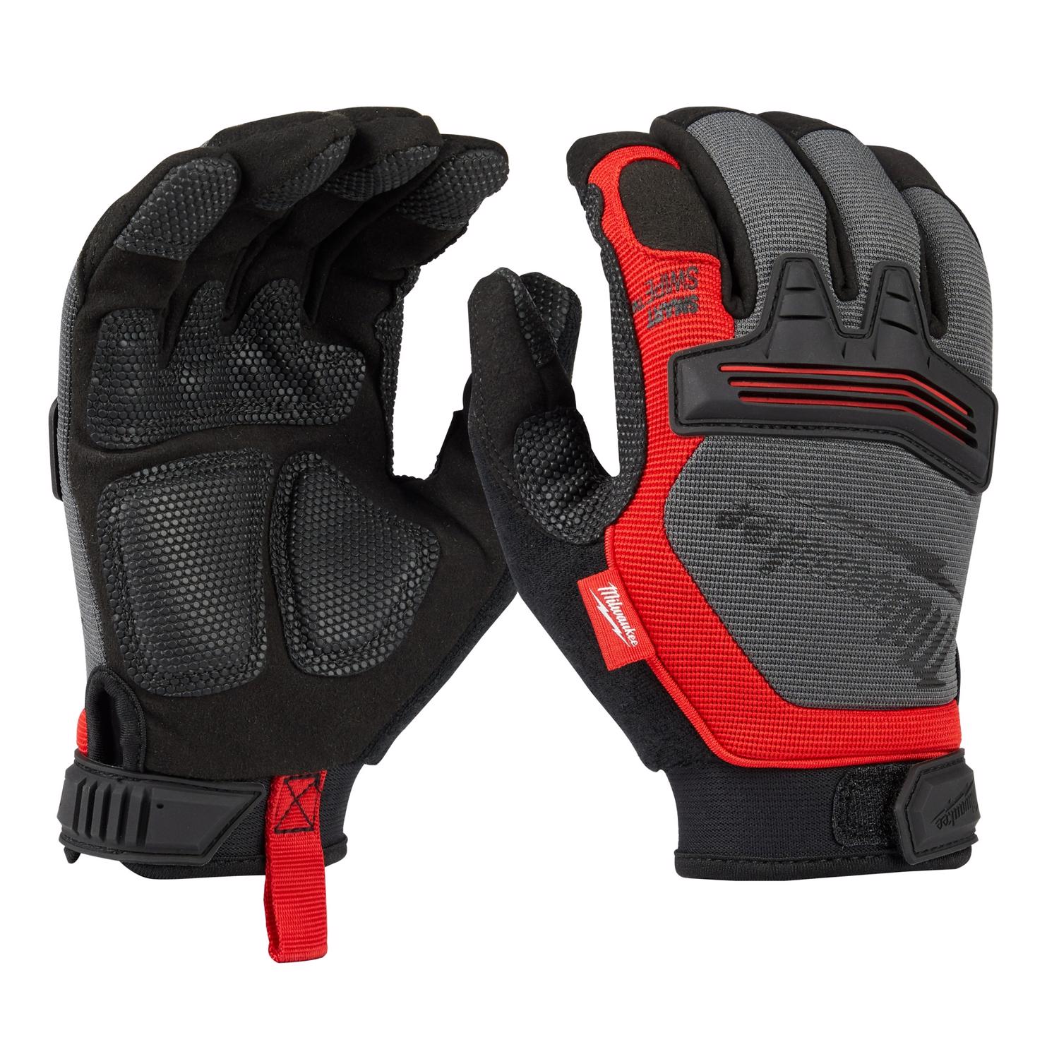Milwaukee Demolition Work Gloves Black/Red XL 1 pair - Mycitystee