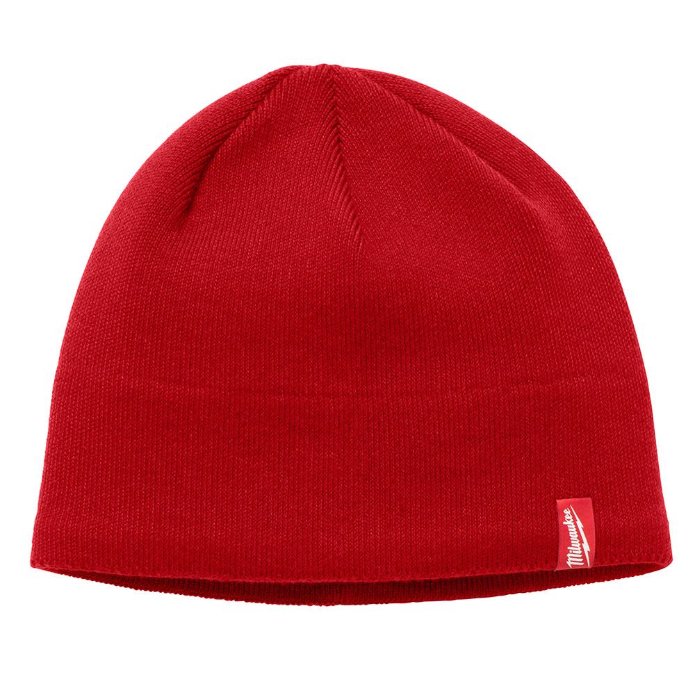 Milwaukee Fleece Lined Knit Hat - Red 502R from Milwaukee - Mycitystee