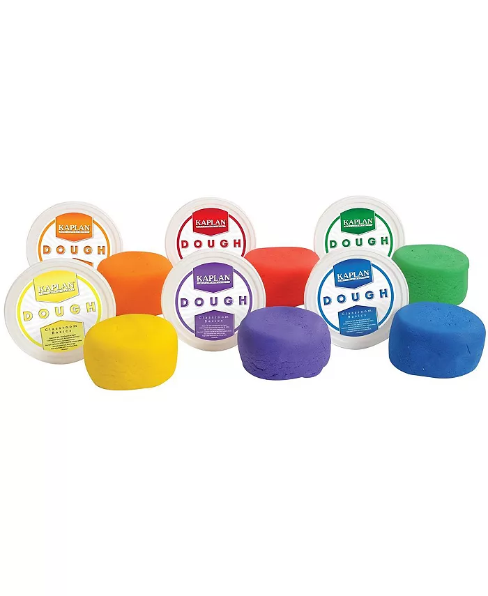 Kaplan Early Learning Kaplan Dough Classic Colors - 1 lb Containers - Mycitystee