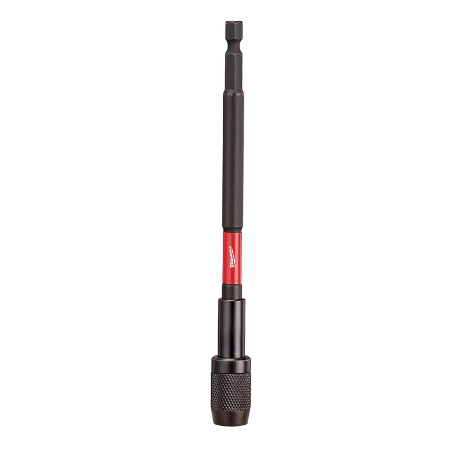 Milwaukee Shockwave 6 in. Alloy Steel Impact Magnetic Locking Bit Holder 1/4 in. Hex Shank 1 pc - Mycitystee