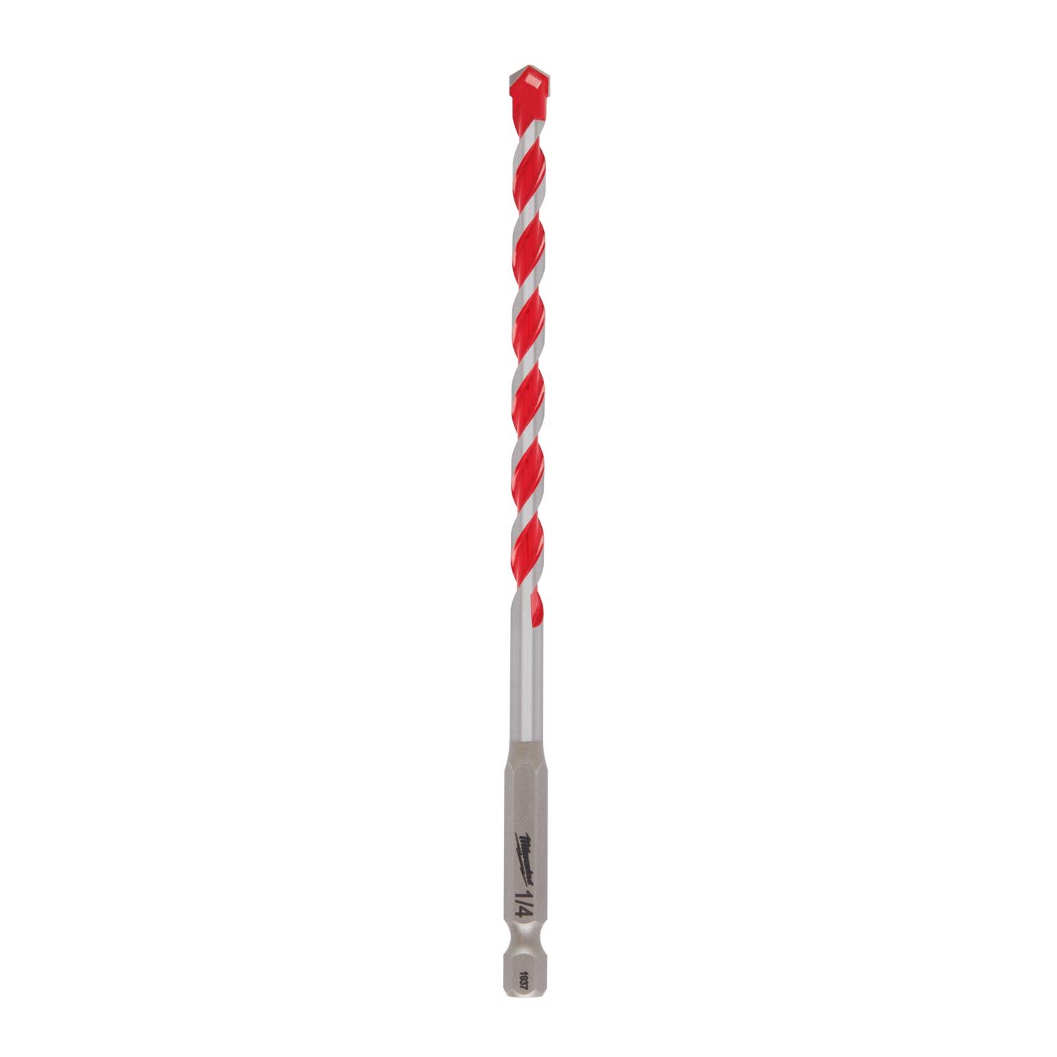 Milwaukee Shockwave 1/4 in. X 6 in. L Carbide Hammer Drill Bit 1 pk - Mycitystee