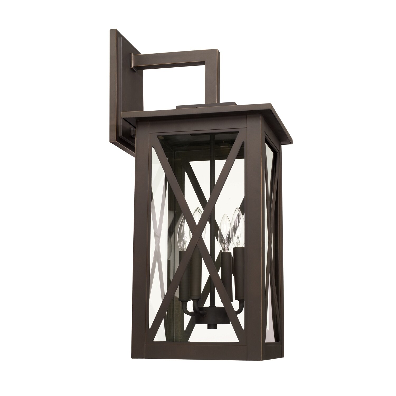 Avondale 4-light Oiled Bronze Outdoor Wall Lantern Shopping - The Best Deals on Outdoor Wall Lanterns | 28437492 - Mycitystee