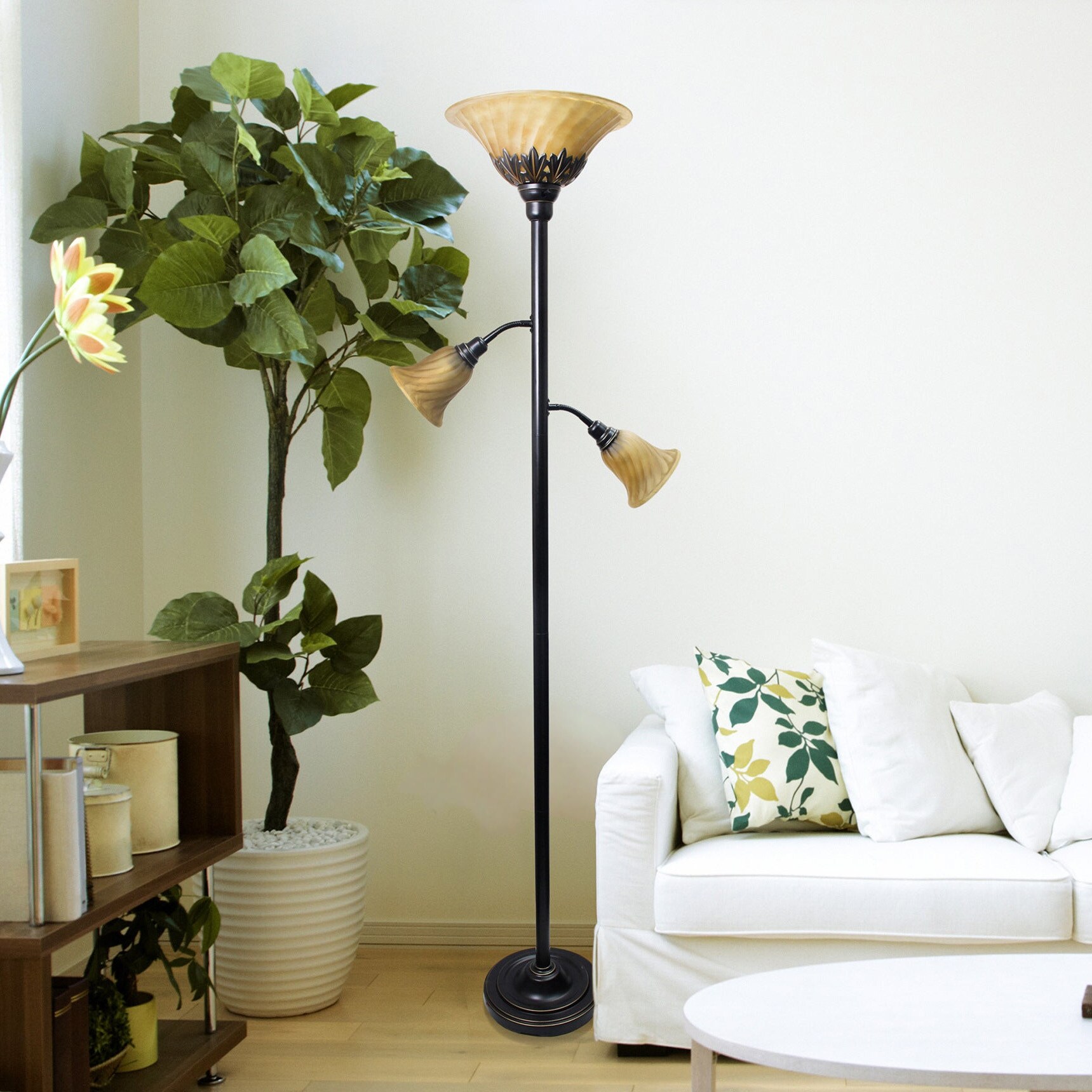 Copper Grove Armlin Bronze Iron 3-light Floor Lamp - Mycitystee