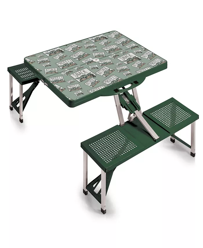 Oniva Mandalorian The Child Picnic Table Portable Folding Table with Seats - Mycitystee