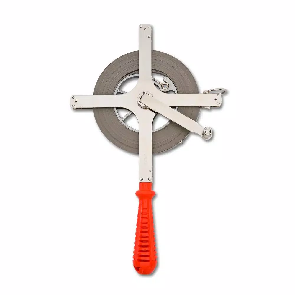 Lufkin 1/4 in. x 100 ft. Derrick Chrome Clad Tape Measure and#8211; XDC Depot - Mycitystee