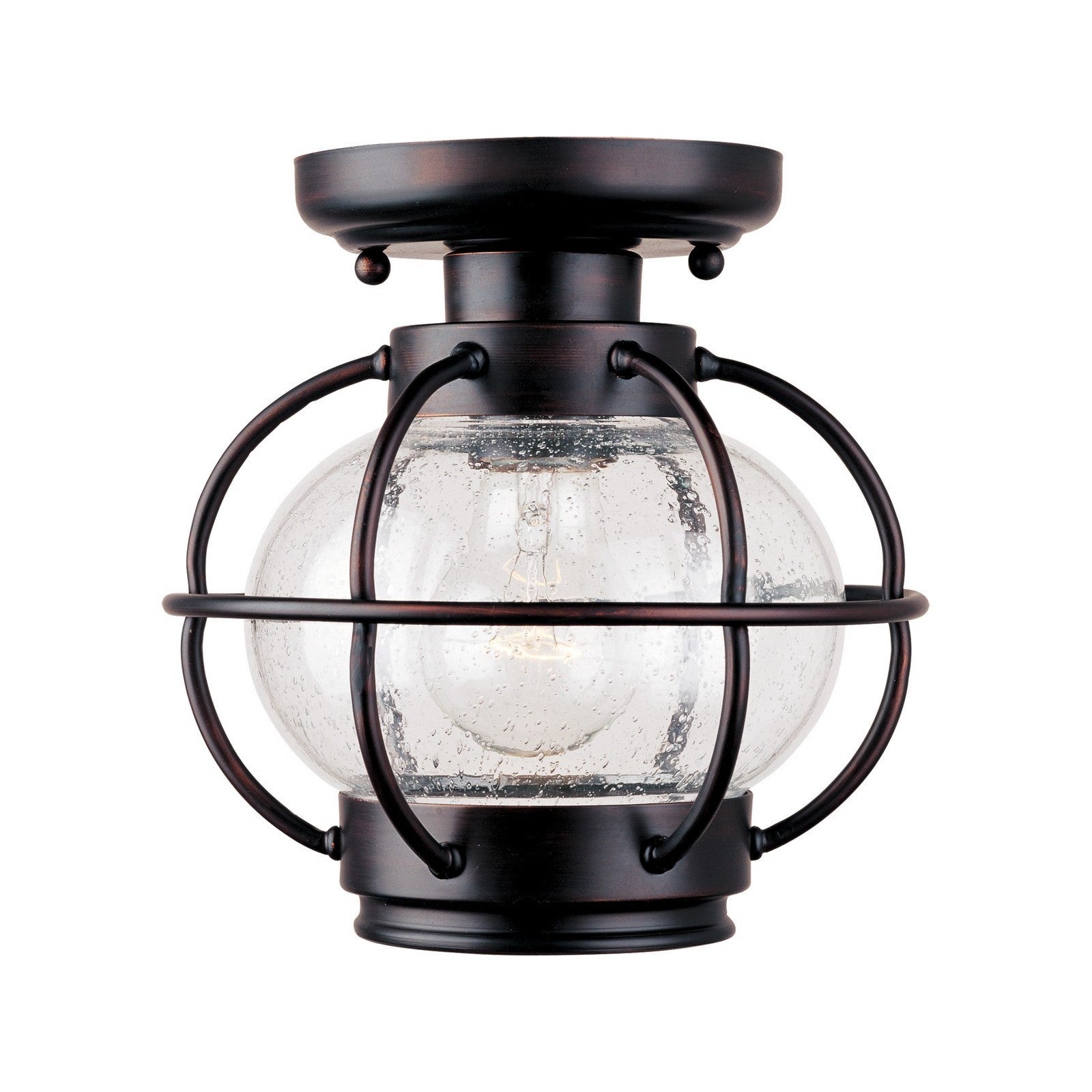 Maxim Aluminum Seedy Shade Portsmouth 1-light Outdoor Ceiling Mount - Mycitystee