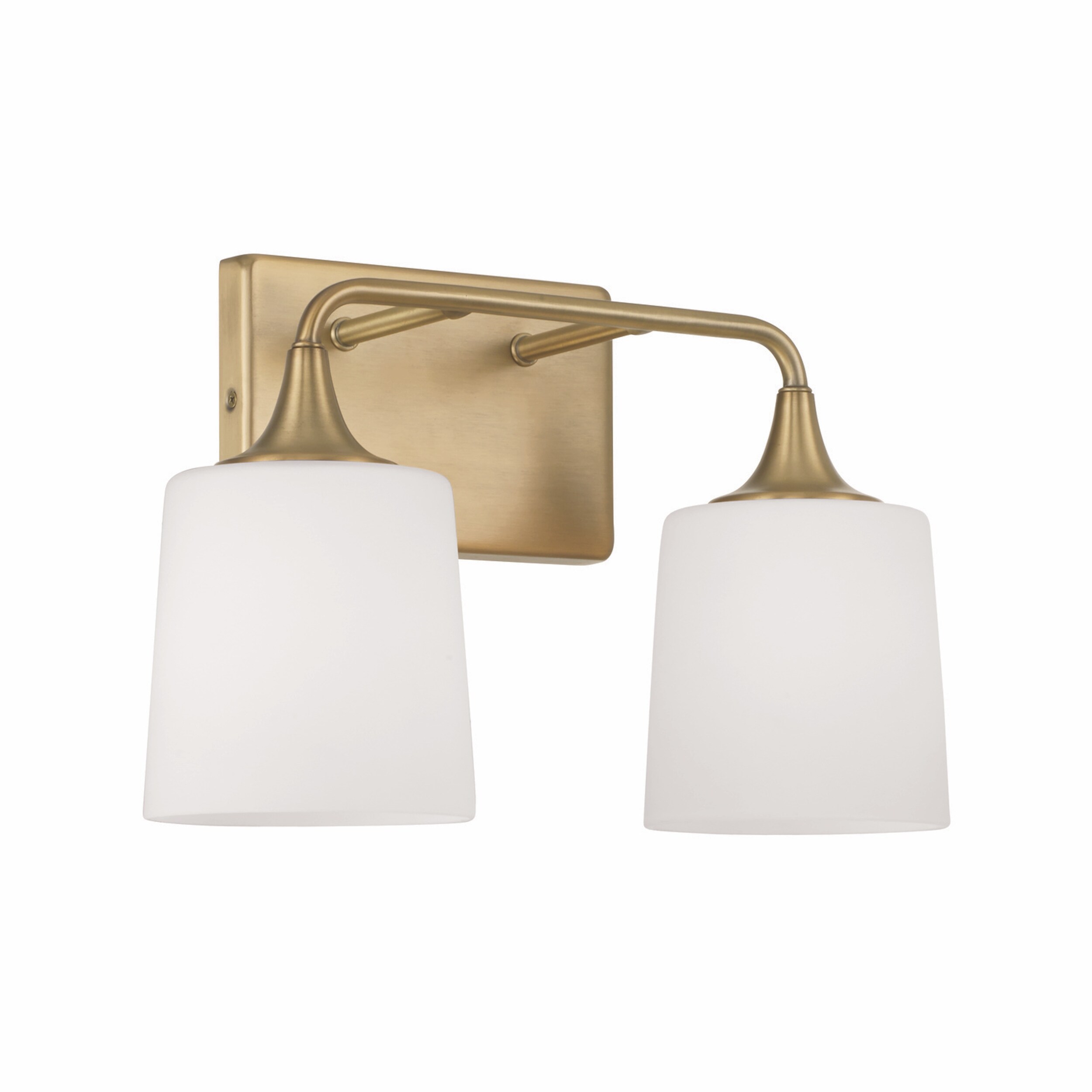 Presley 2-light Bath/ Vanity Fixture w/ Soft White Glass - Mycitystee