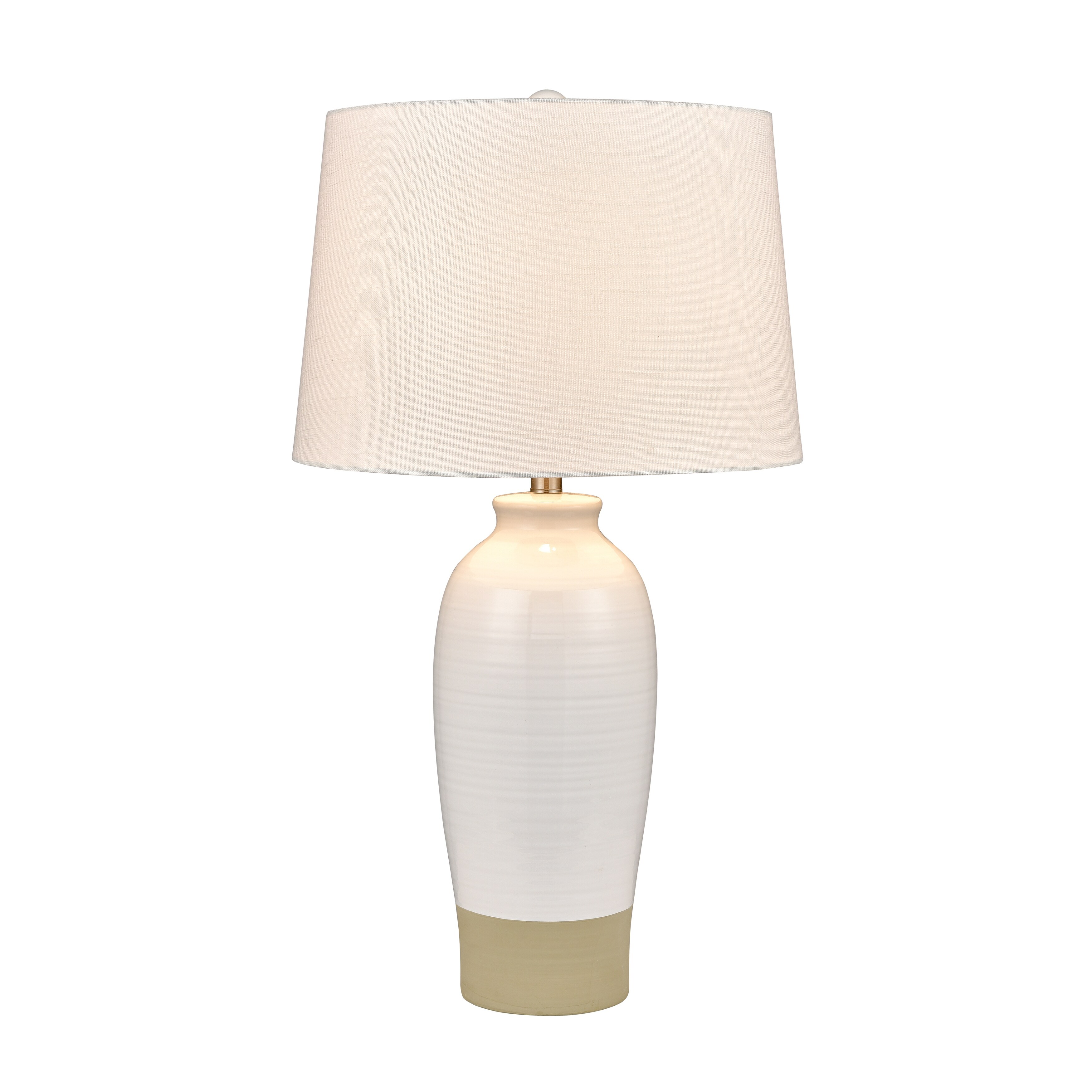 Peli 29'' High 1-Light Table Lamp - White - Mycitystee
