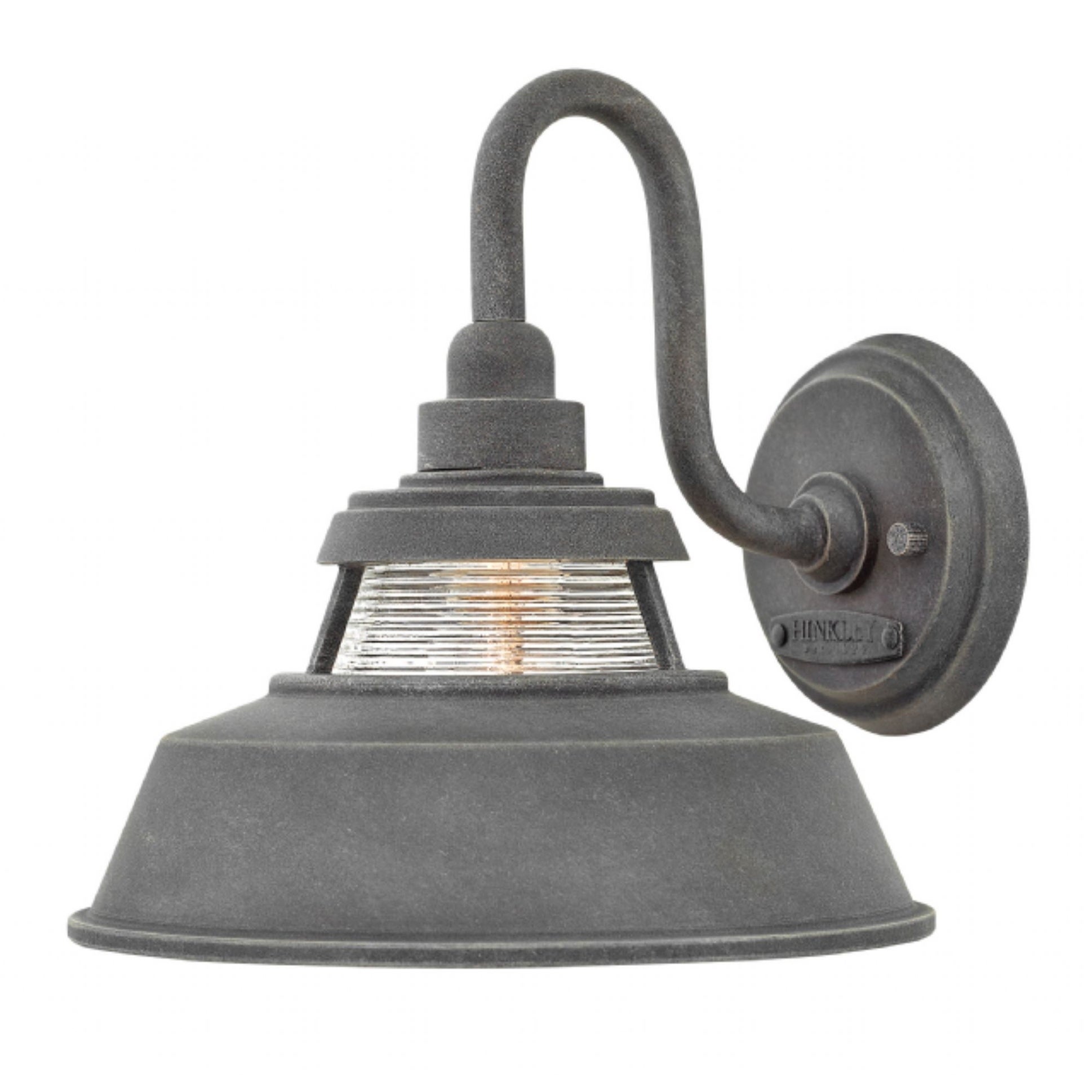Hinkley Troyer 1-Light Outdoor Wall Mount in Aged Zinc Shopping - The Best Deals on Outdoor Barn Lights | 28262721 - Mycitystee