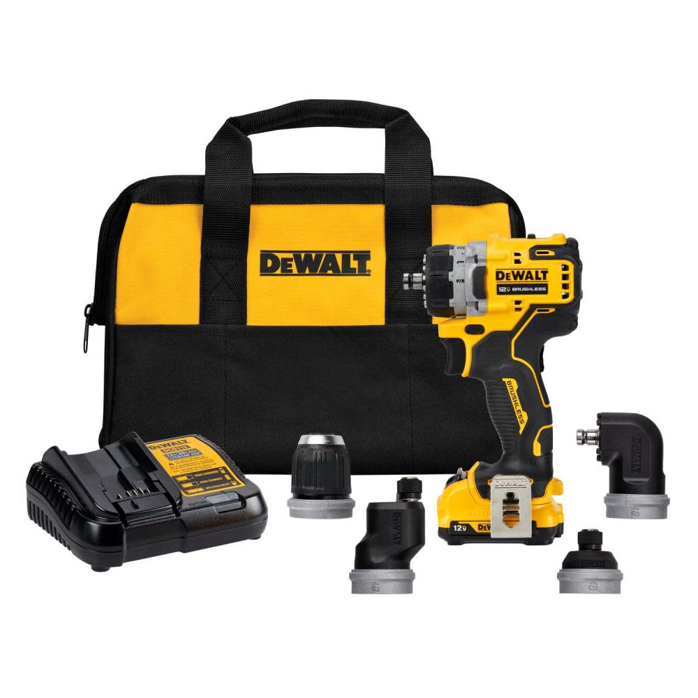 DEWALT XTREME 12V MAX 5 in 1 Drill/Driver Brushless Cordless Kit DCD703F1 from DEWALT - Mycitystee