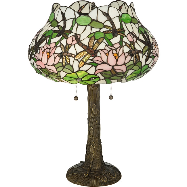 Dragonfly Flower Table Lamp - Mycitystee