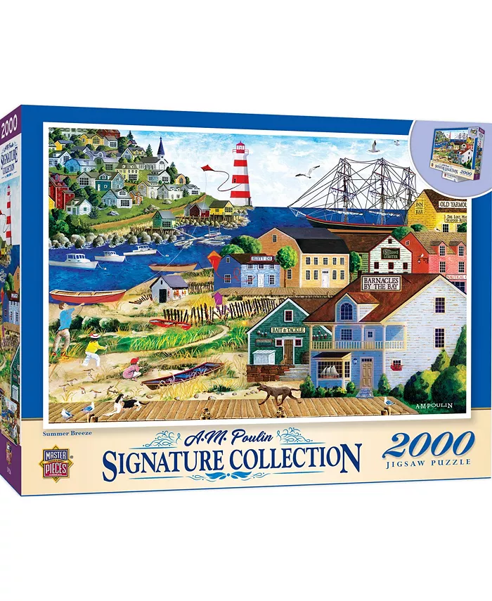 MasterPieces Puzzles Signature - Summer Breeze 2000 Piece Puzzle By Art Poulin - Mycitystee