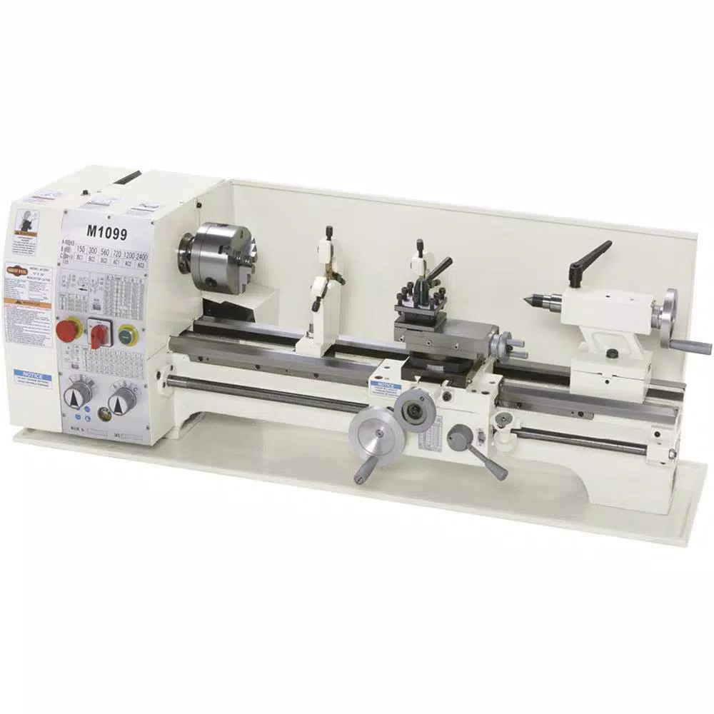 Shop Fox 10 in. x 26 in. 110-Volt 1 HP Bench Metal Lathe and#8211; XDC Depot - Mycitystee