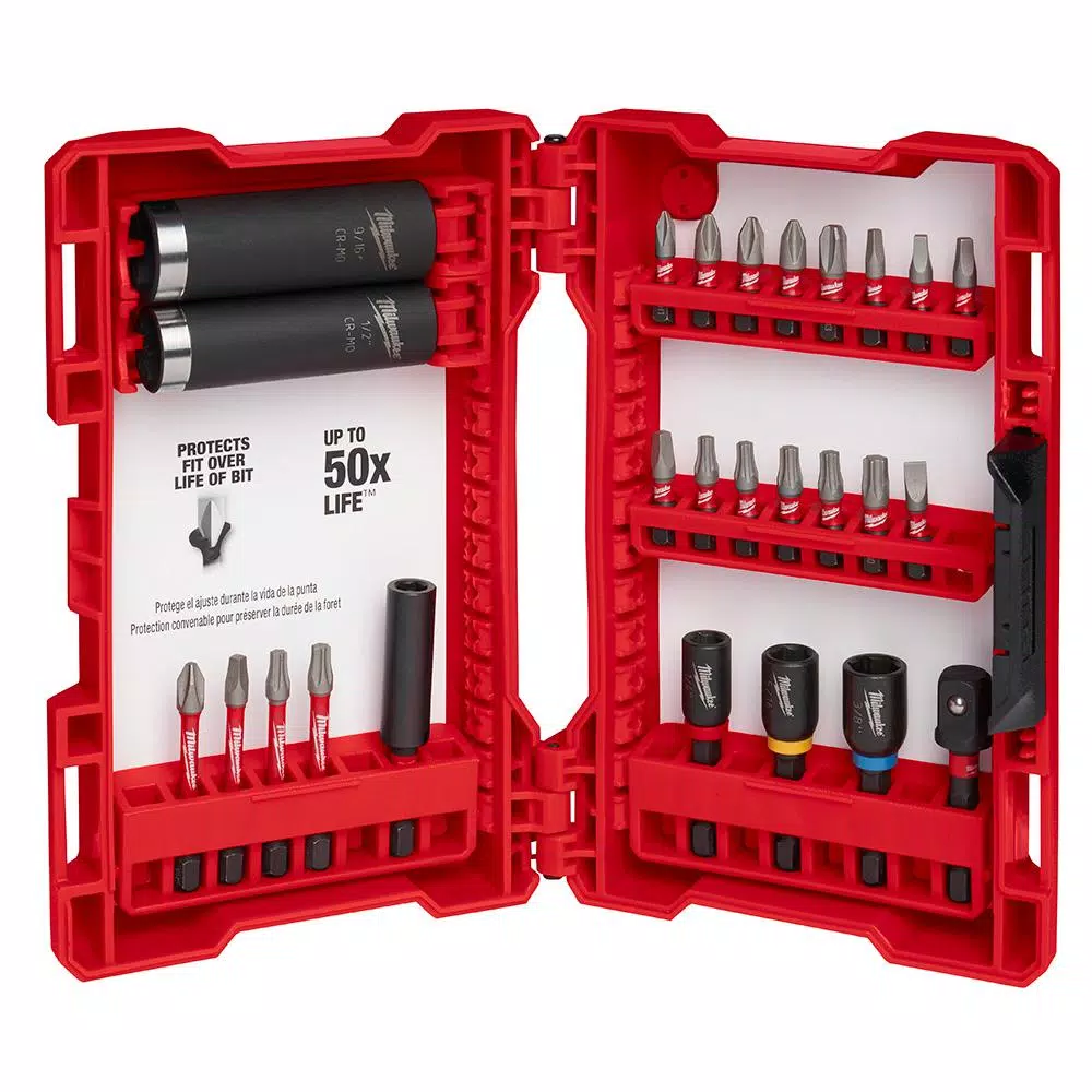 Milwaukee Shockwave Impact Duty Drill and Drive Set (26-Piece) and#8211; XDC Depot - Mycitystee