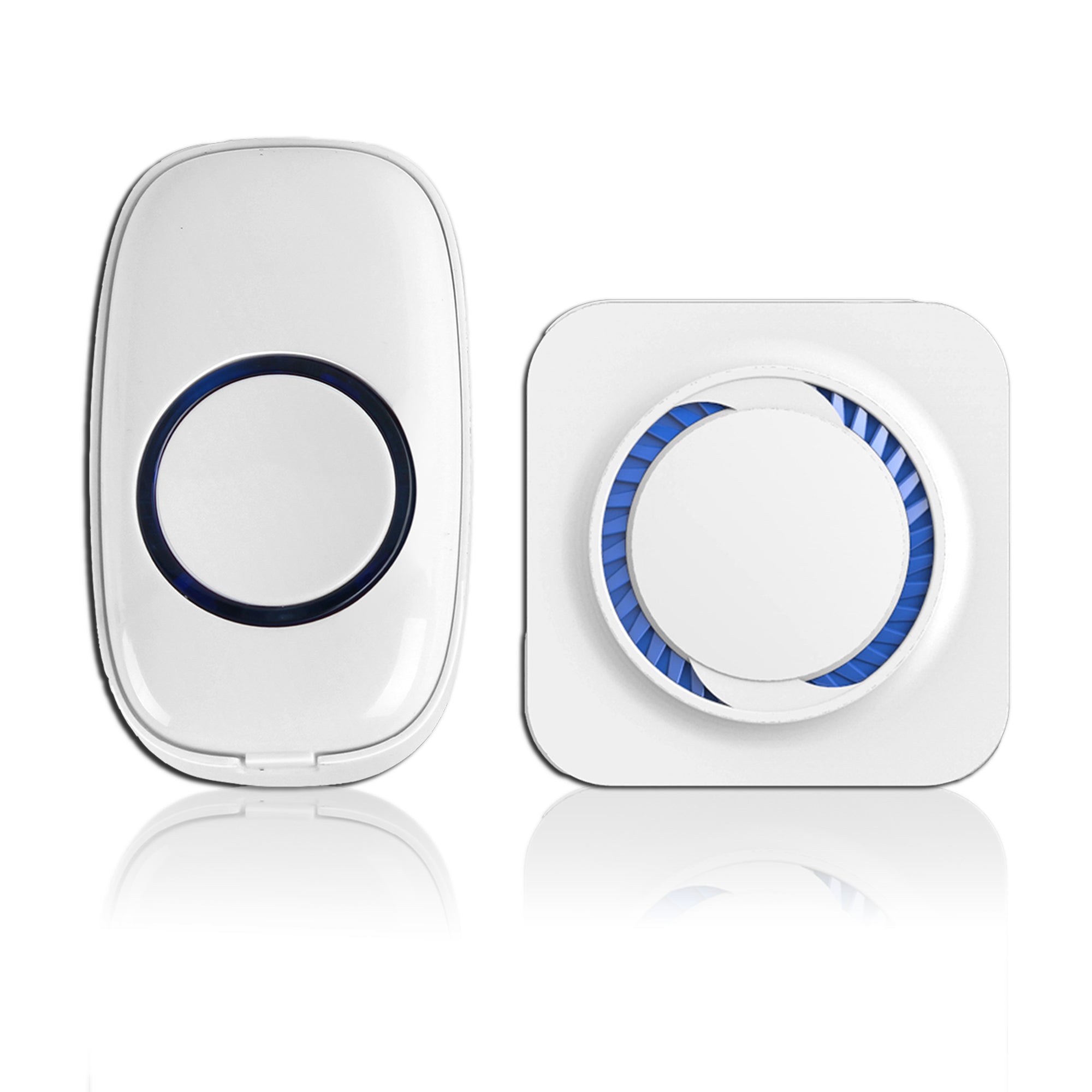 5 Core Wireless Door Bell White, Waterproof Doorbell with Operating range of 650 Feet, 58 Chimes, 5 Volume Levels with LED Light- Doorbell B16 - Mycitystee